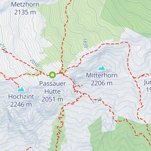 Map of Fahnenköpfl