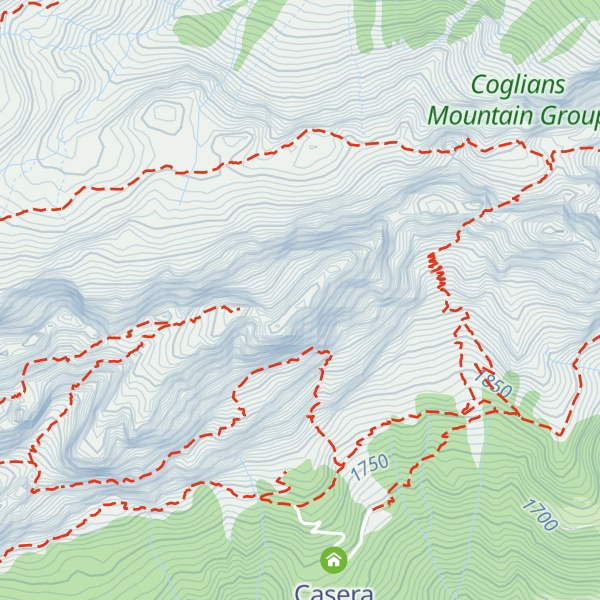 Map of Cima della Miniera