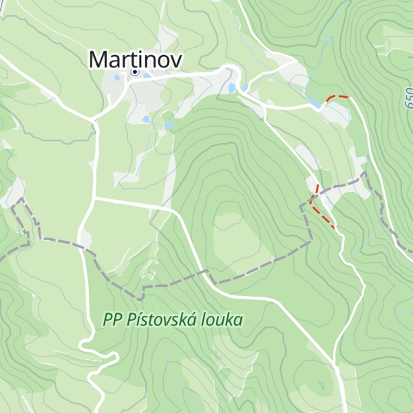 Map of Holina [Vlkovice-Martinov]
