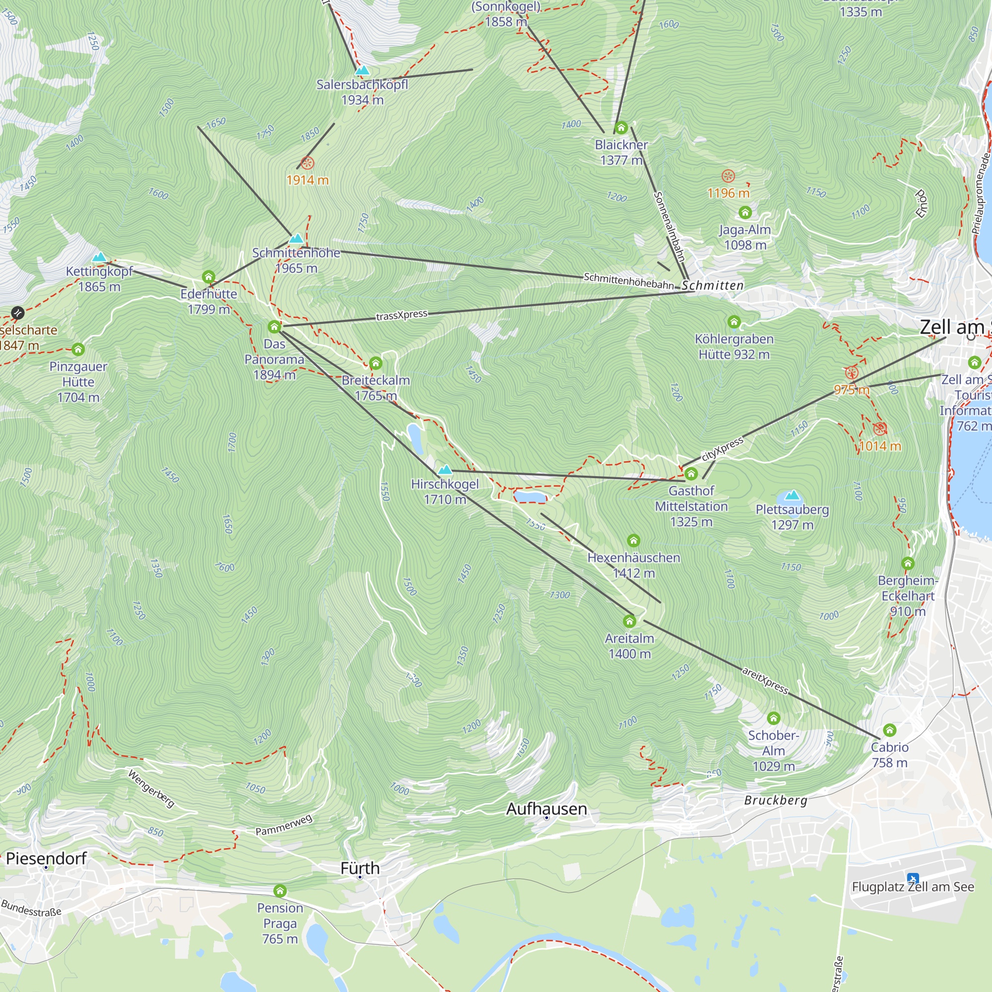 Glockneralm map