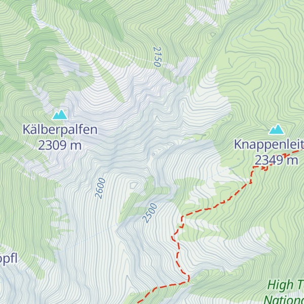 Map of Vorderes Spitzbrett