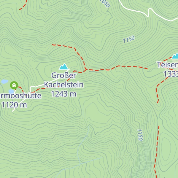 Map of Hubertus Hütte