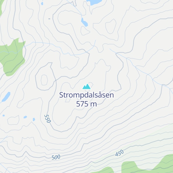 Map of Strompdalsåsen