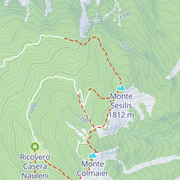 Map of Ricovero Casera Colmaier