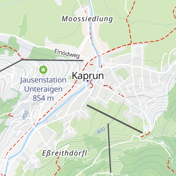 Map of Information & Fremdenverkehrsverband Kaprun