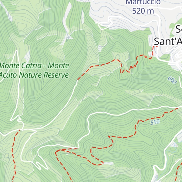 Map of Monte Tordo