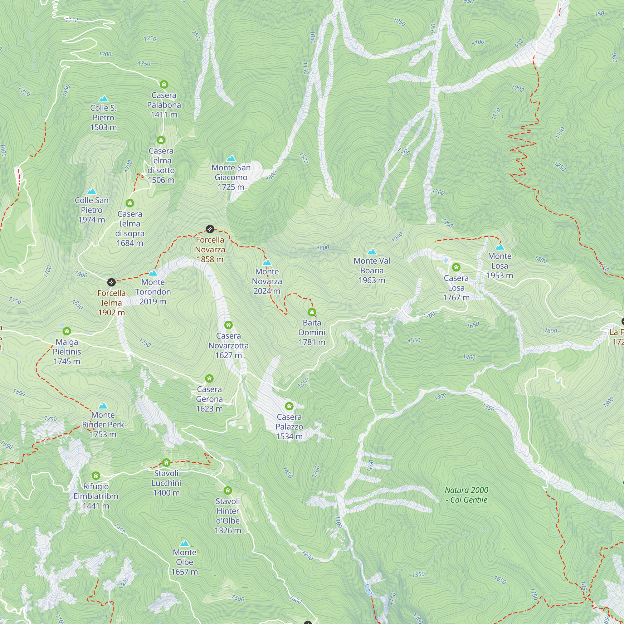 Baita Domini map