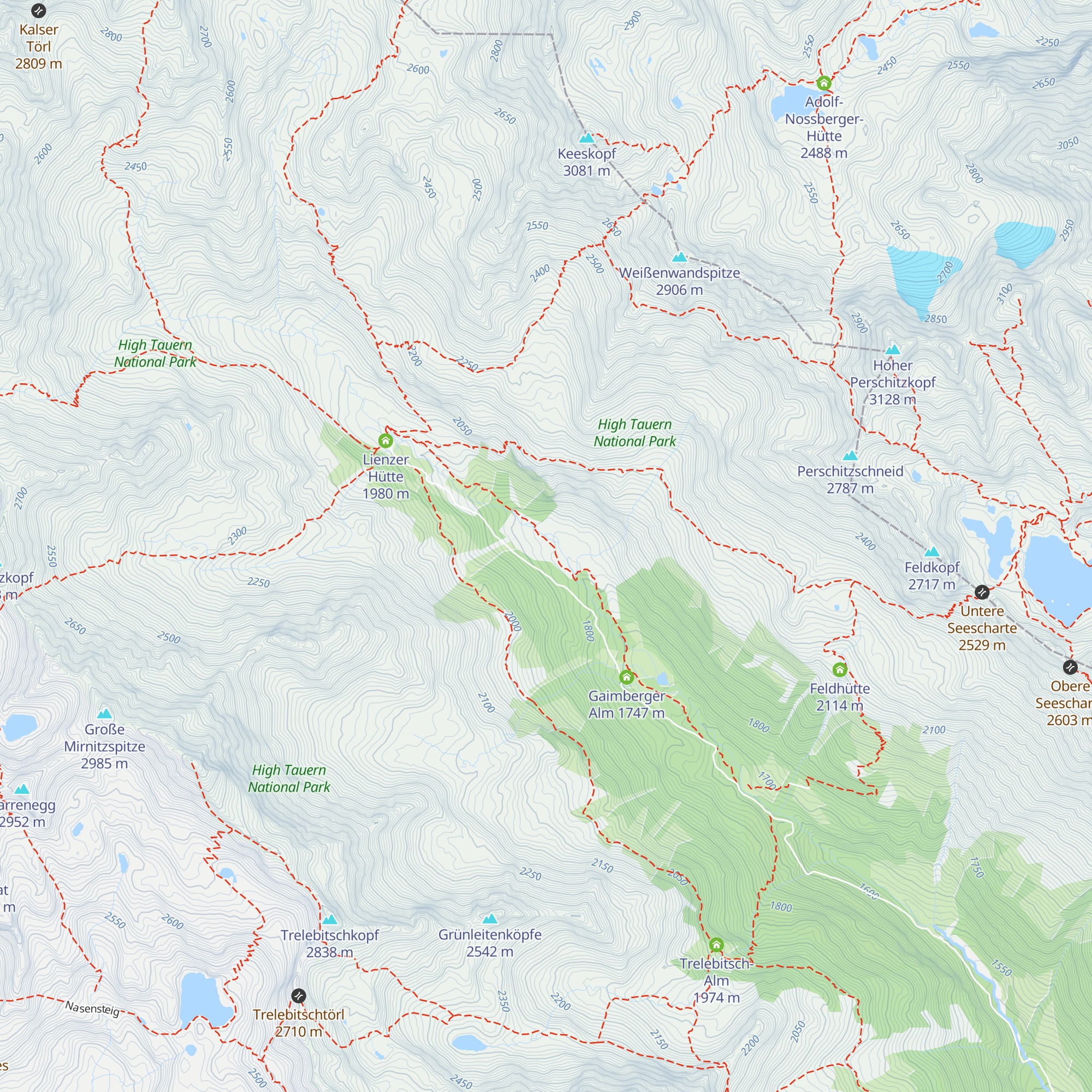 Hofalm map