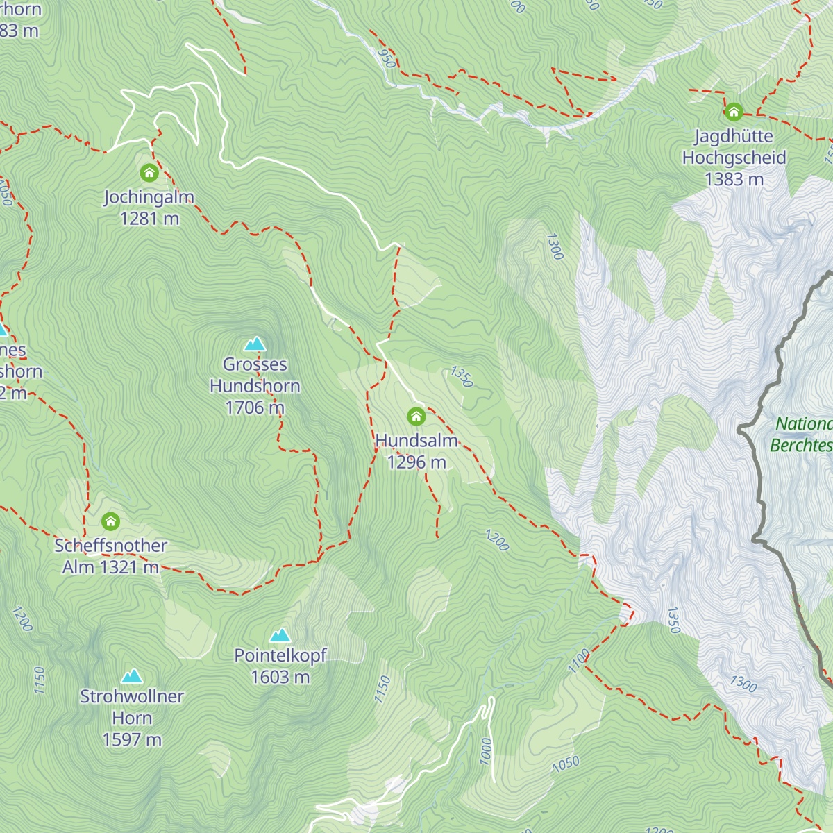 Hundsalm map