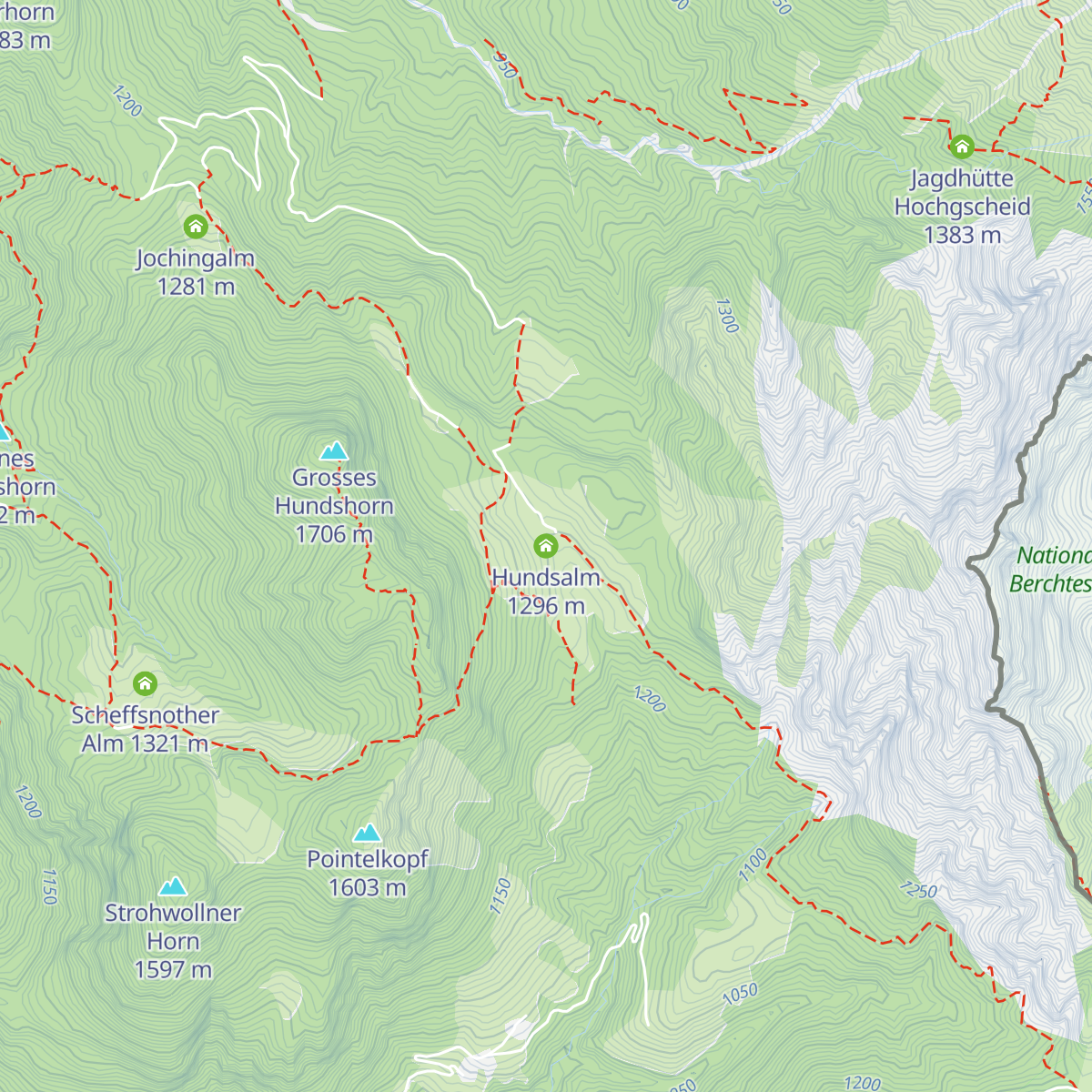 Hundsalm map