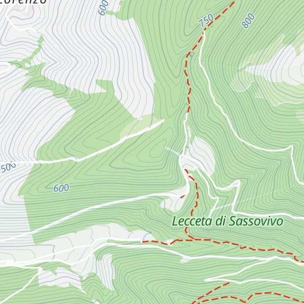 Map of Monte Casalini