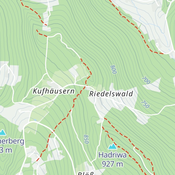 Map of Hansl-Hütte