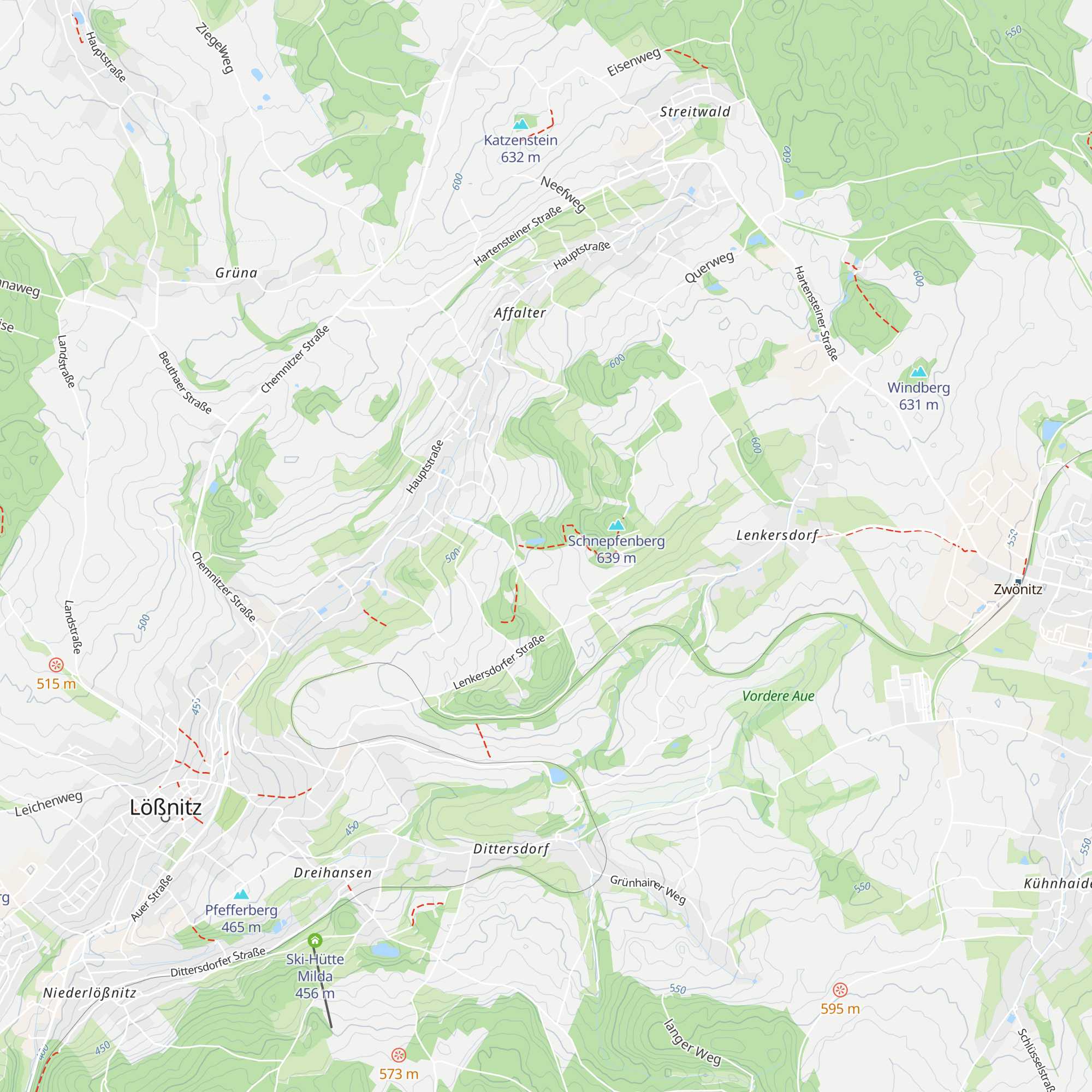 Spellhütte map