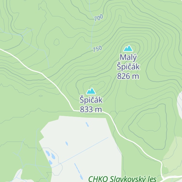 Map of Špičák