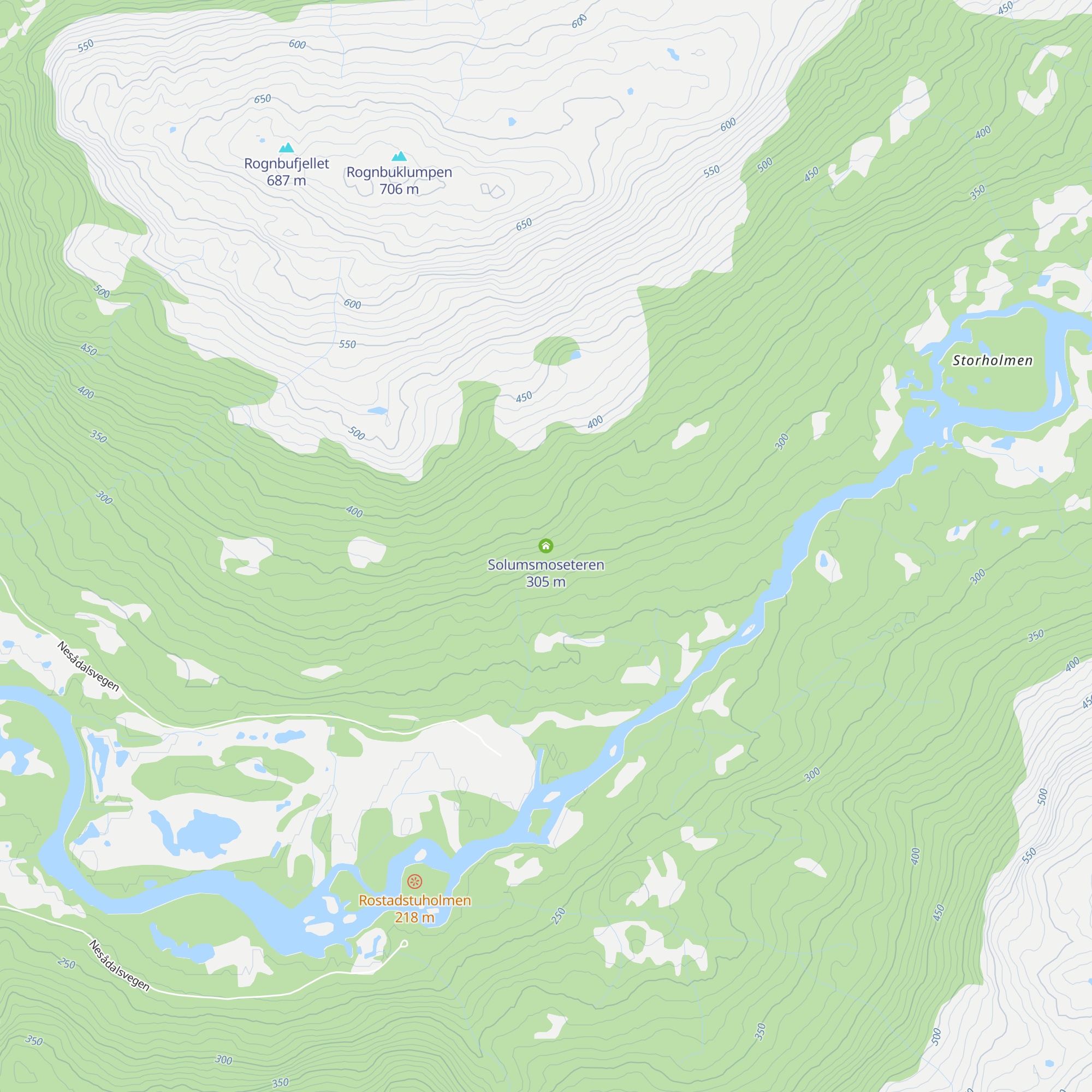 Solumsmoseteren map