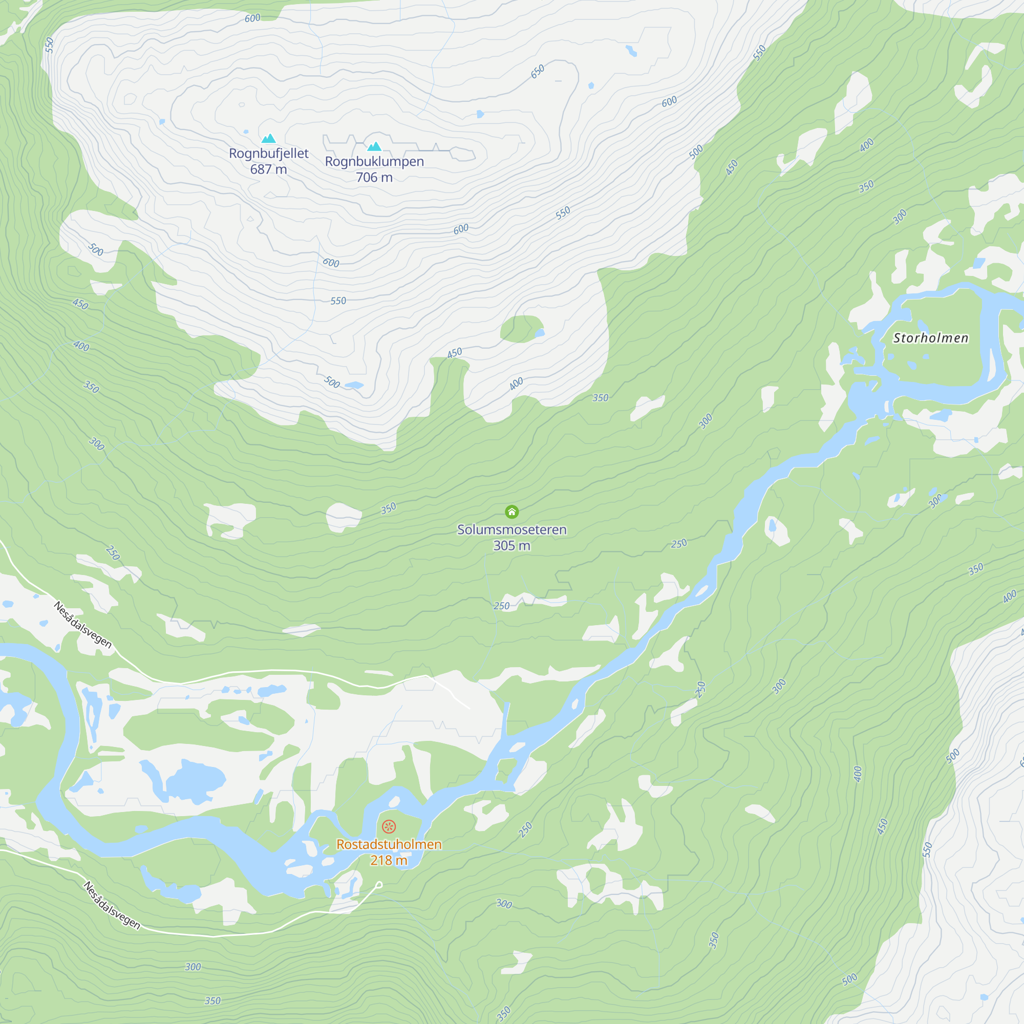 Solumsmoseteren map