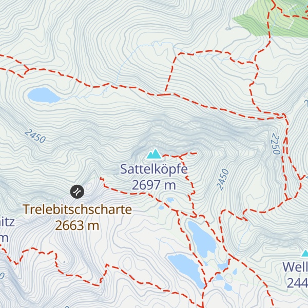 Map of Sattelköpfe