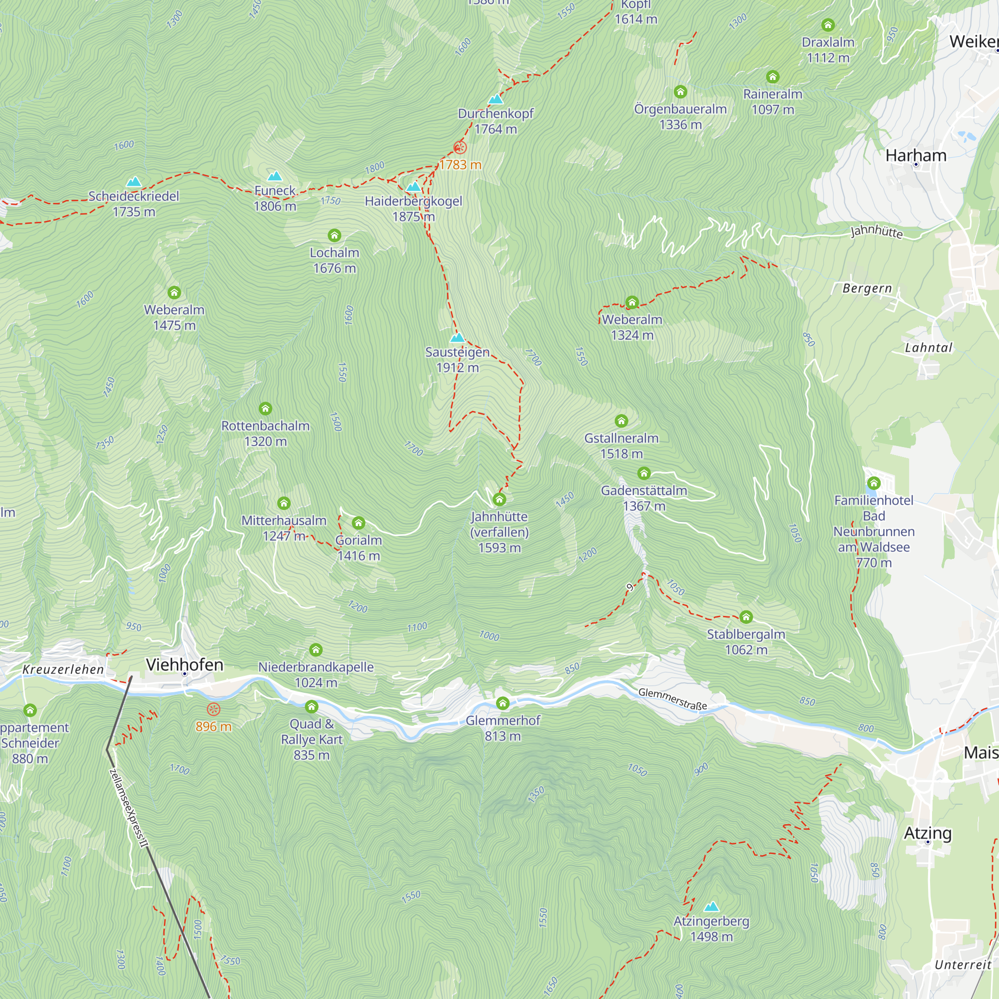 Jahnhütte (verfallen) map