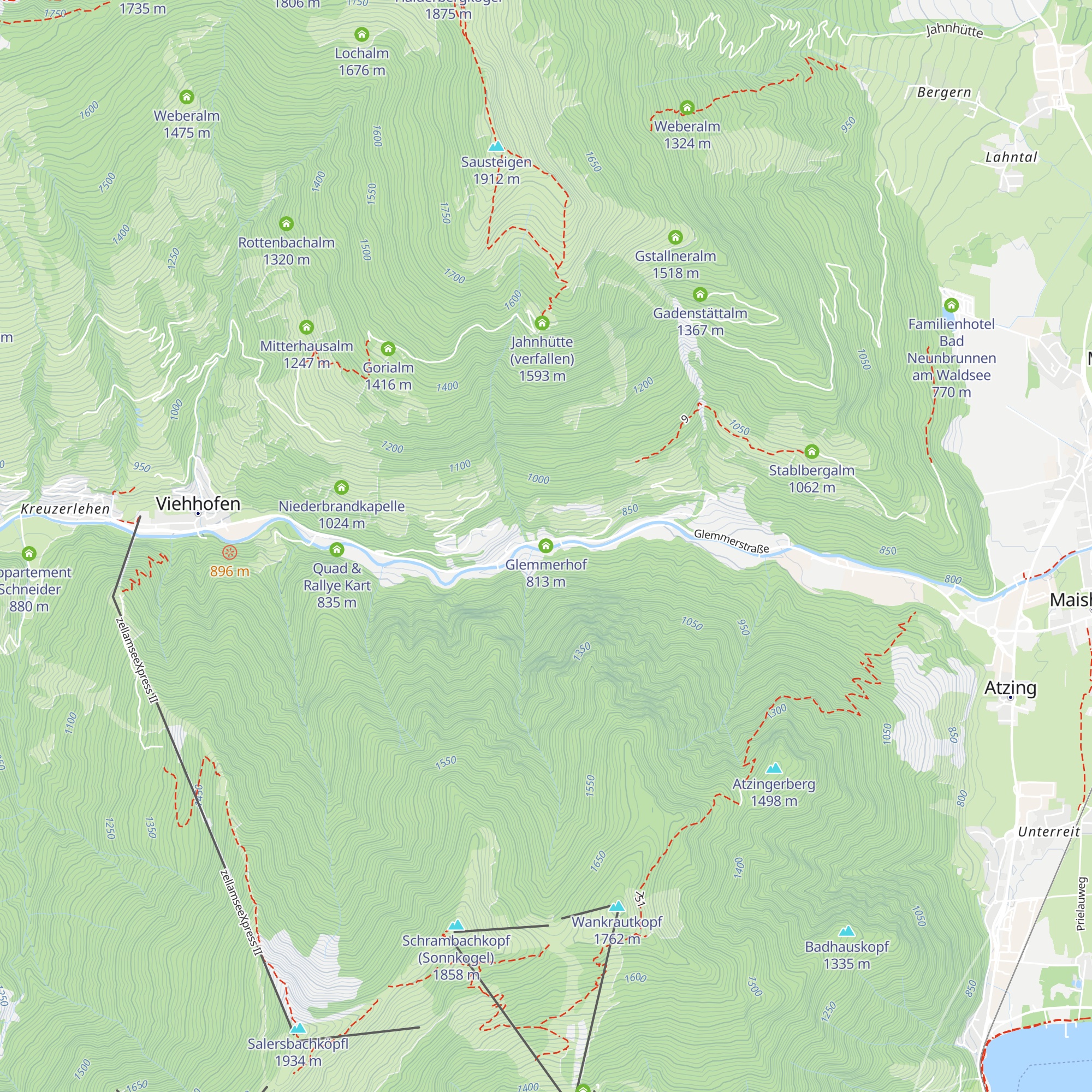 Glemmerhof map