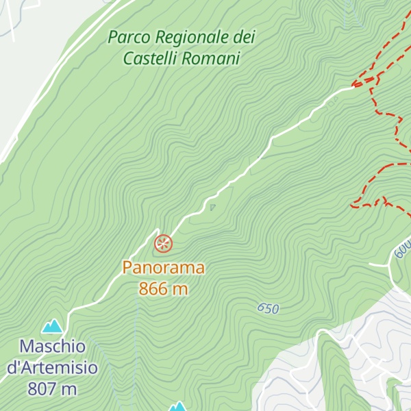 Map of Monte dei Ferrari