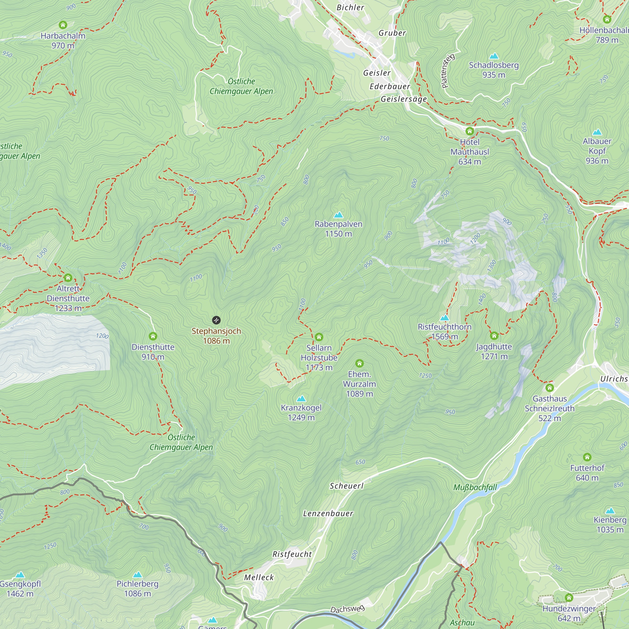 Ehemalige Scharnbach Arbeiterhütte map