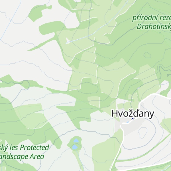 Map of Vraní hora