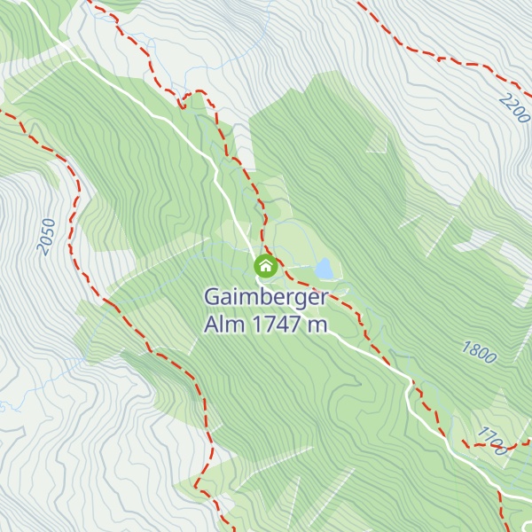 Map of Gaimberger Alm