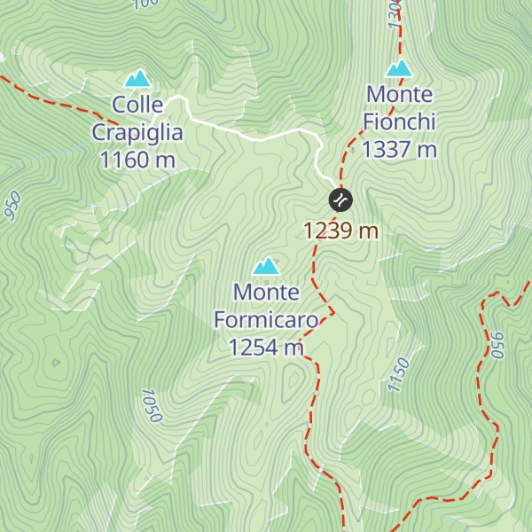 Map of Monte Formicaro