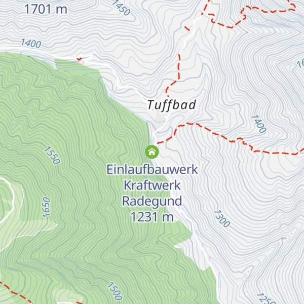 Map of Einlaufbauwerk Kraftwerk Radegund