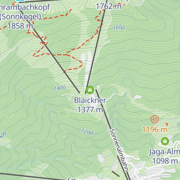 Map of Blaickner