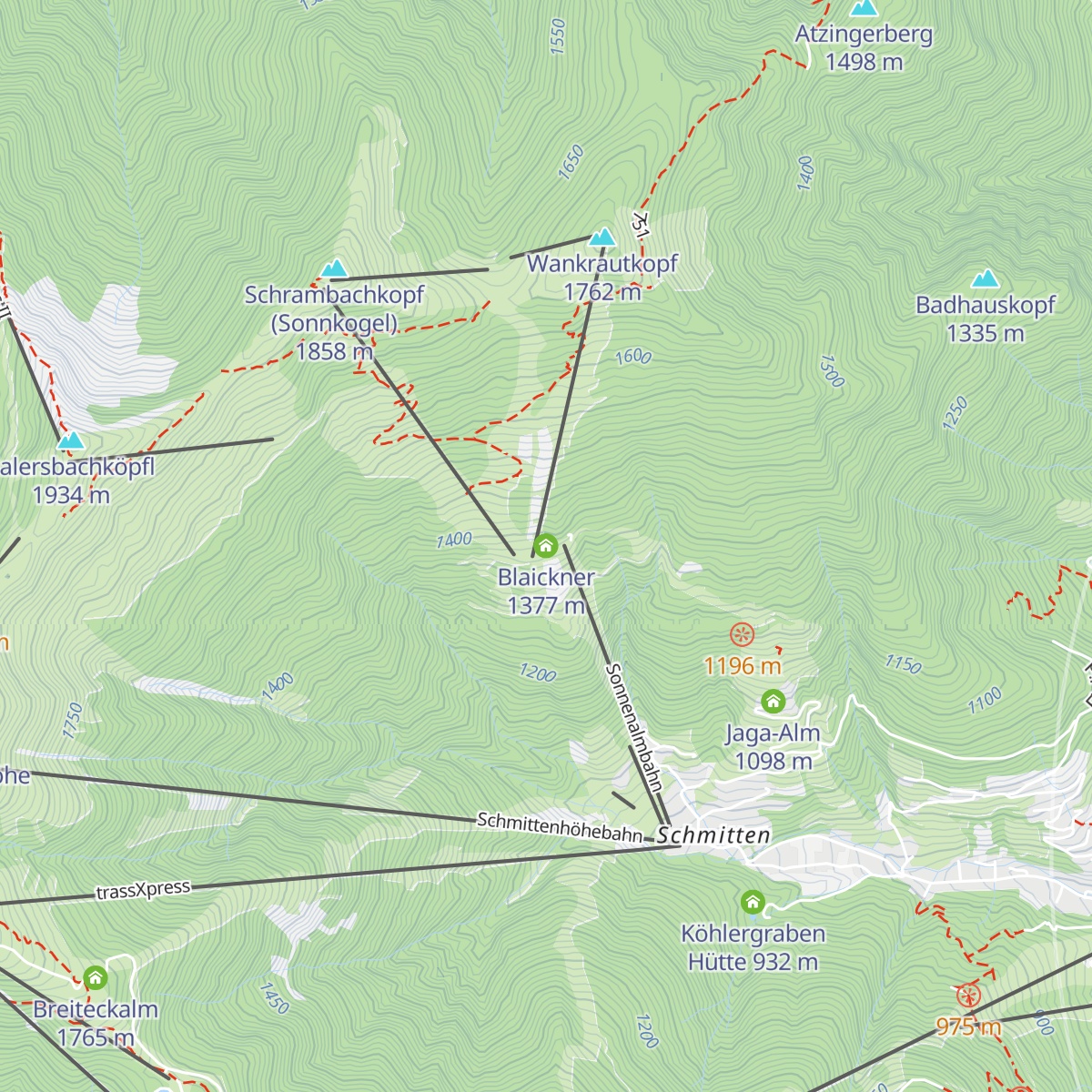 Blaickner map