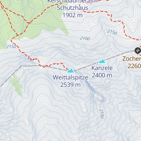 Map of Weittalspitze