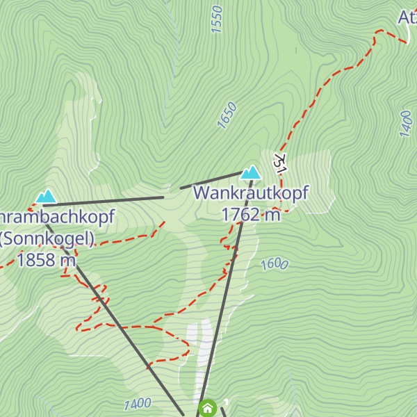 Map of Schmiedhofalm