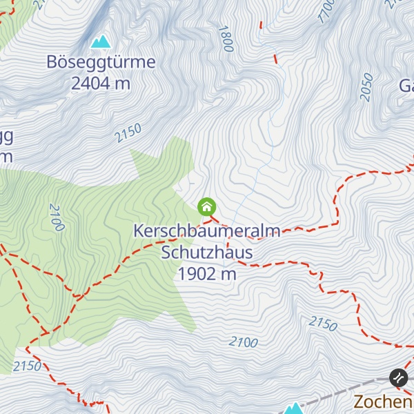 Map of Kerschbaumeralm Schutzhaus