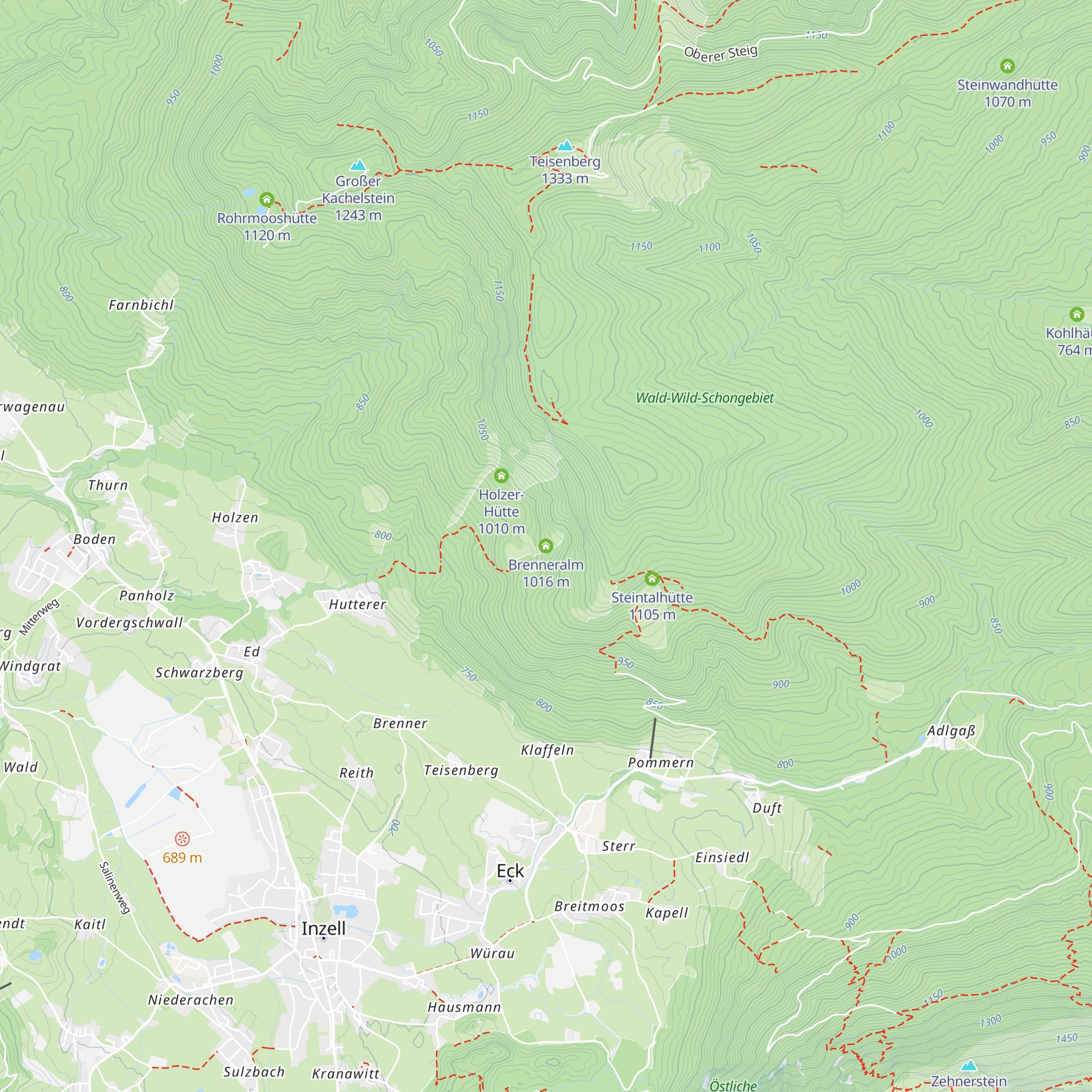 Brenneralm map