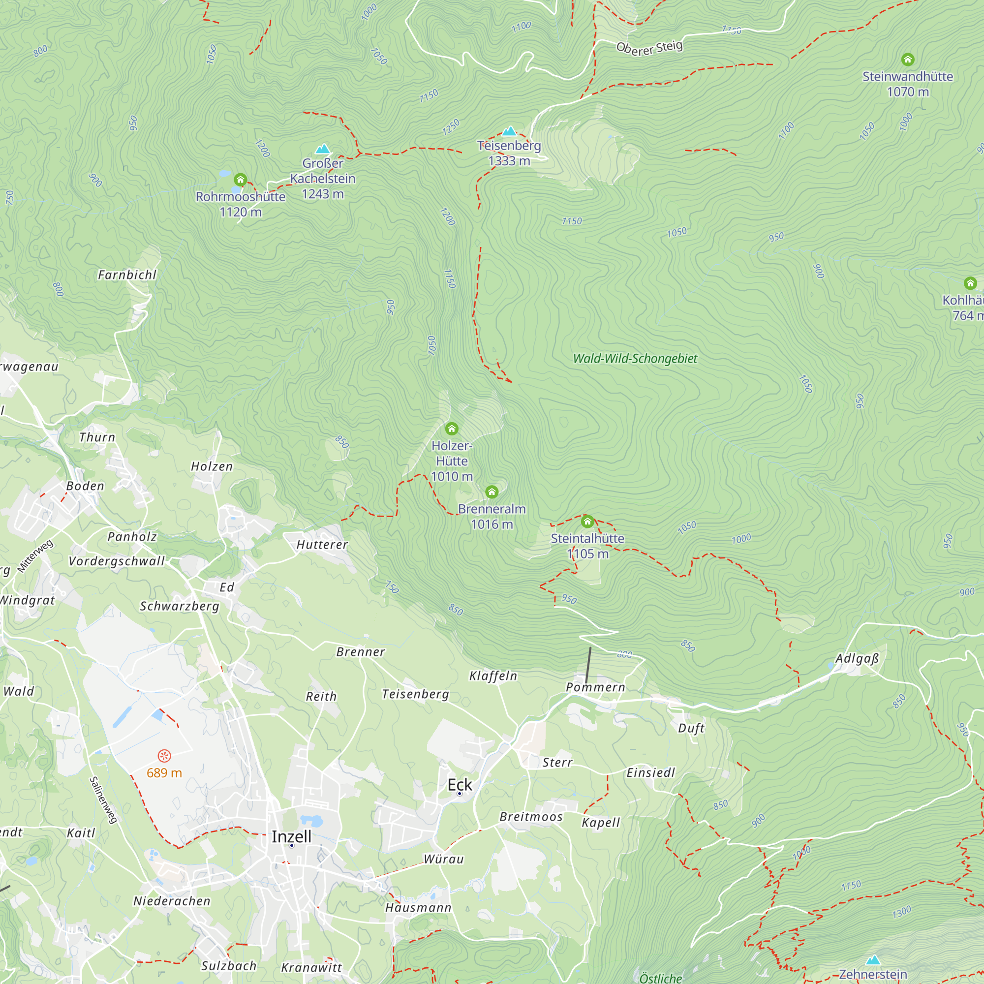 Brenneralm map