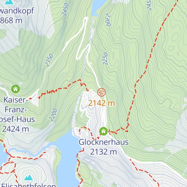 Map of Pasterzenhaus