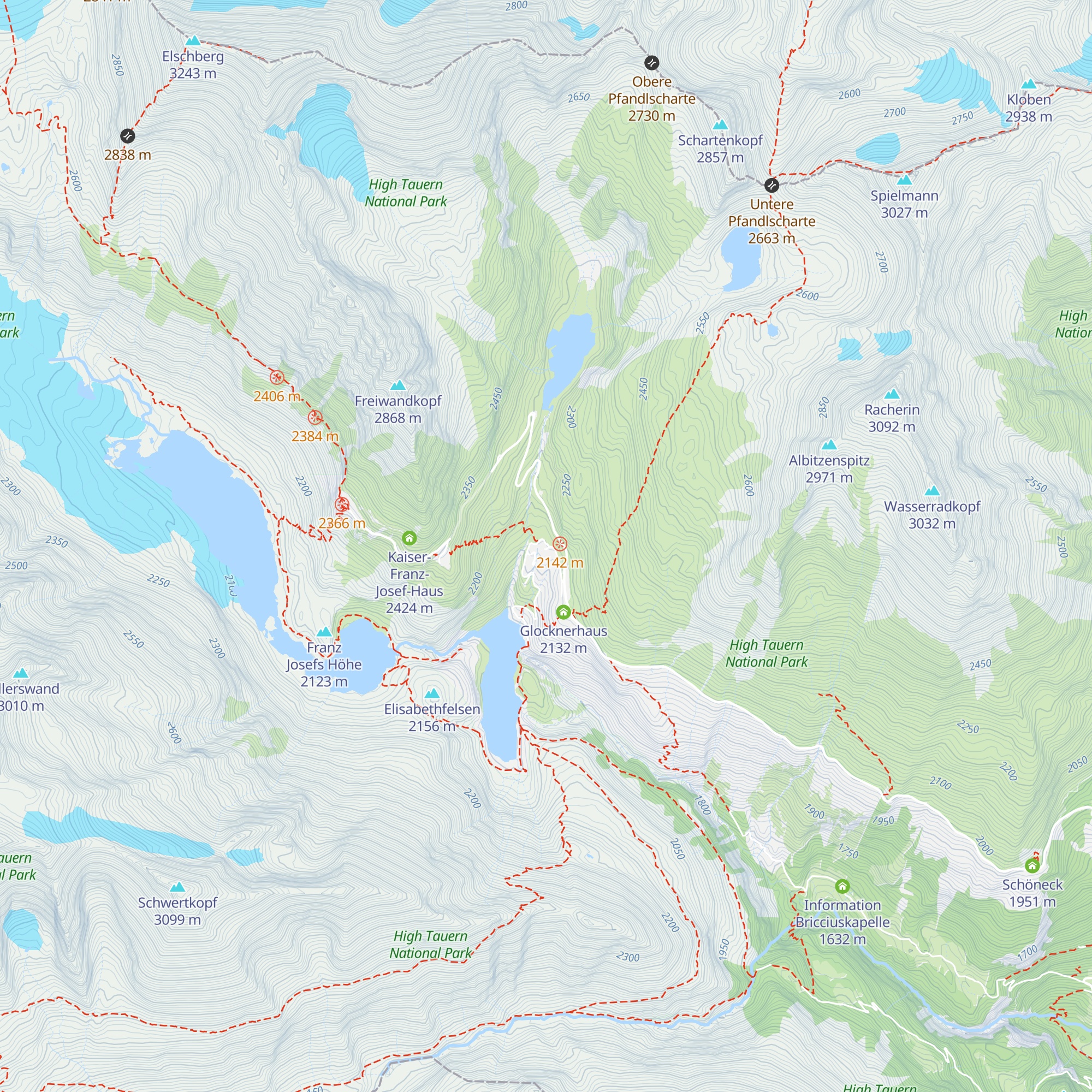 Pasterzenhaus map