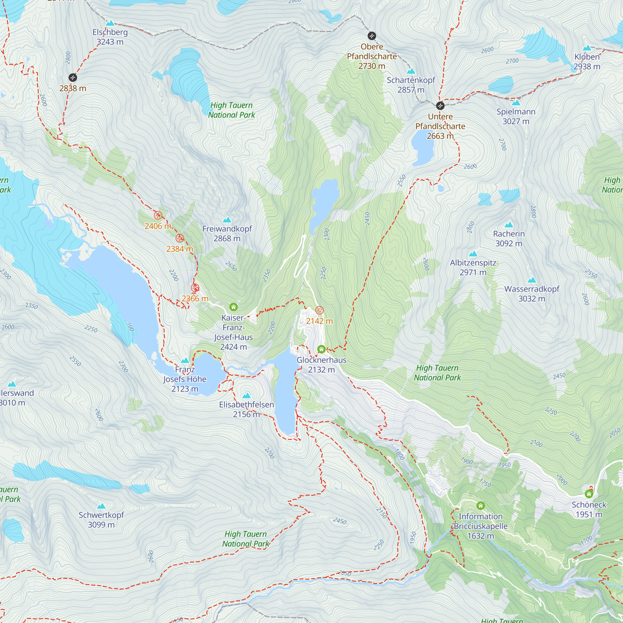 Pasterzenhaus map