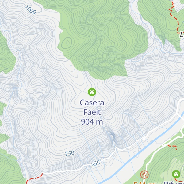Map of Casera Faeit