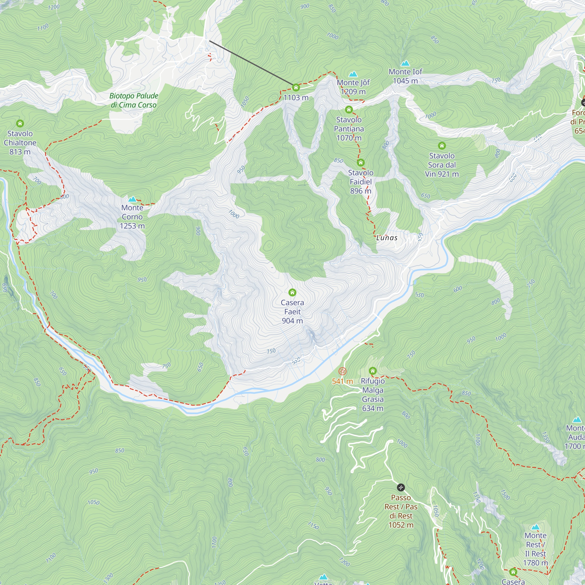 Casera Faeit map