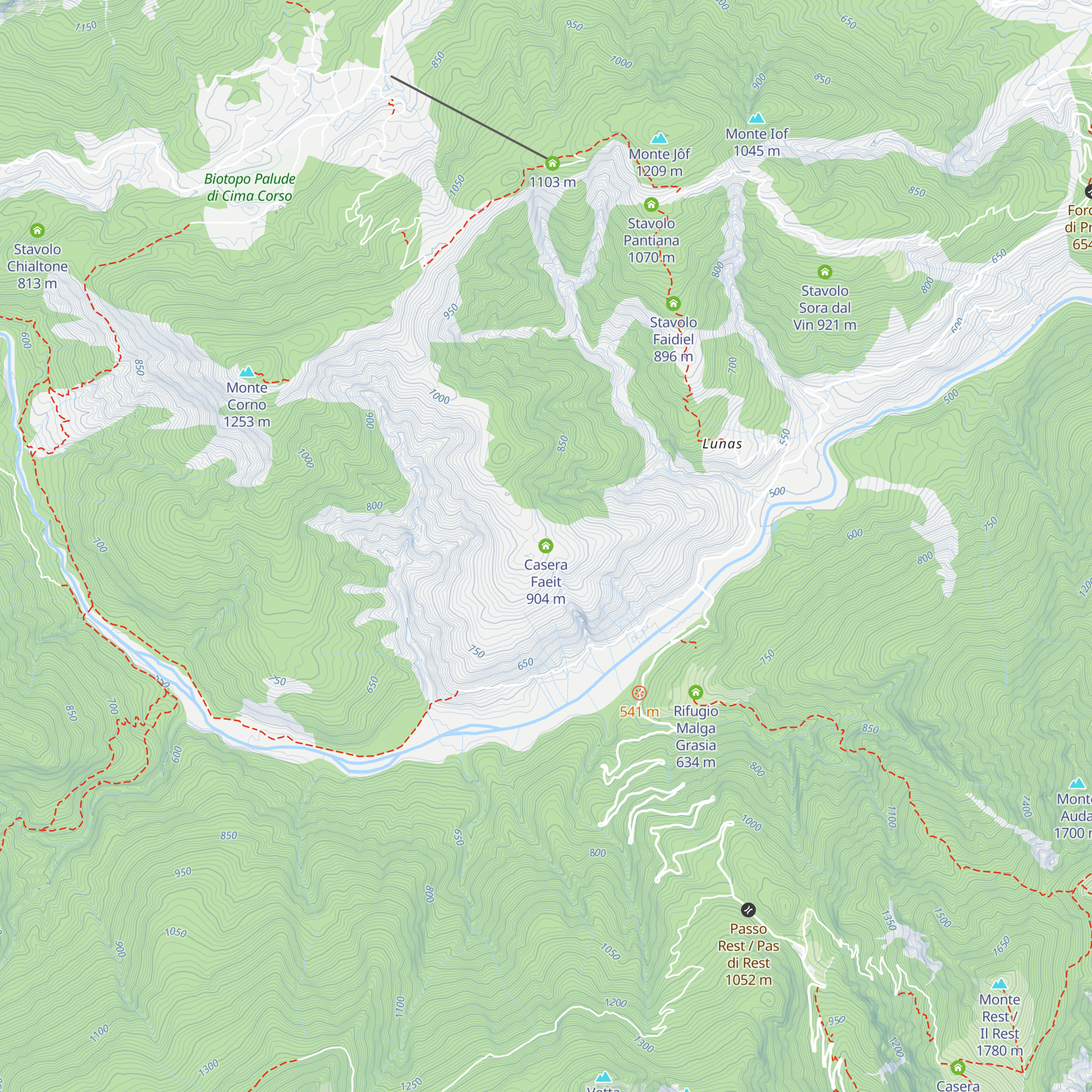 Casera Faeit map