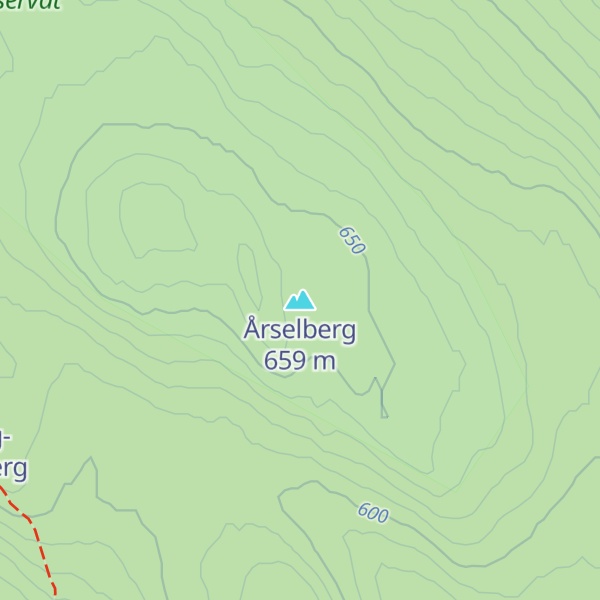 Map of Årselberg