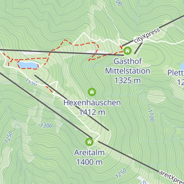 Map of Hexenhäuschen