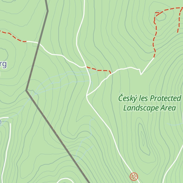 Map of Bendahütte (Waldhütte unter dem Brunnhäusl)