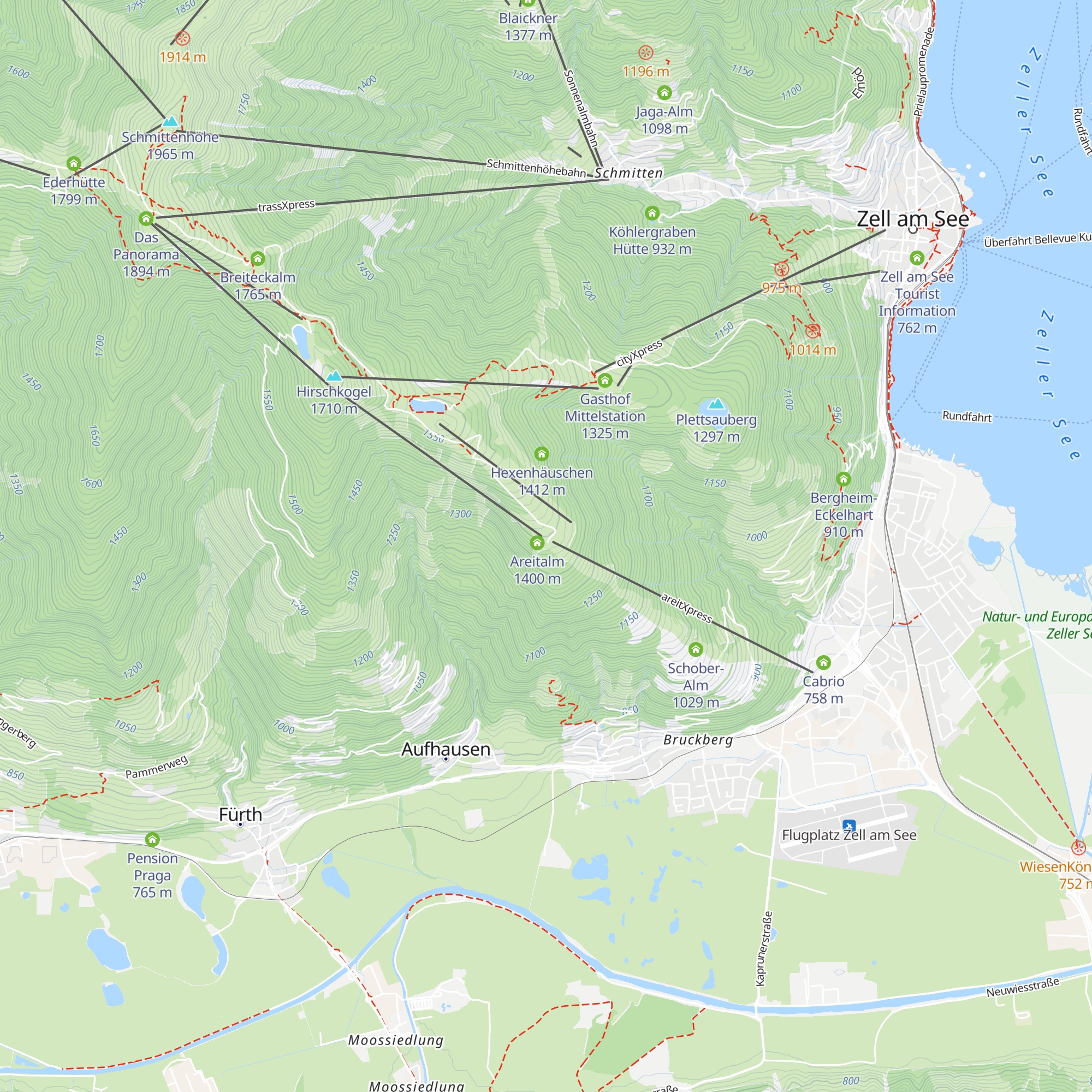 Areit Lounge map