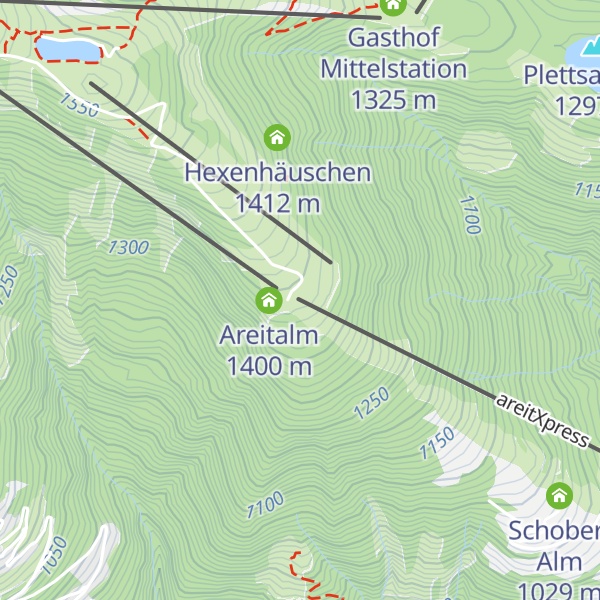 Map of areitXpress