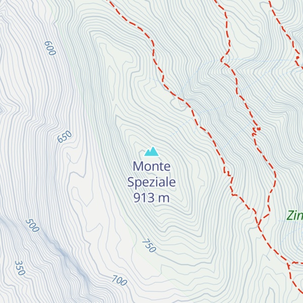 Map of Monte Speziale
