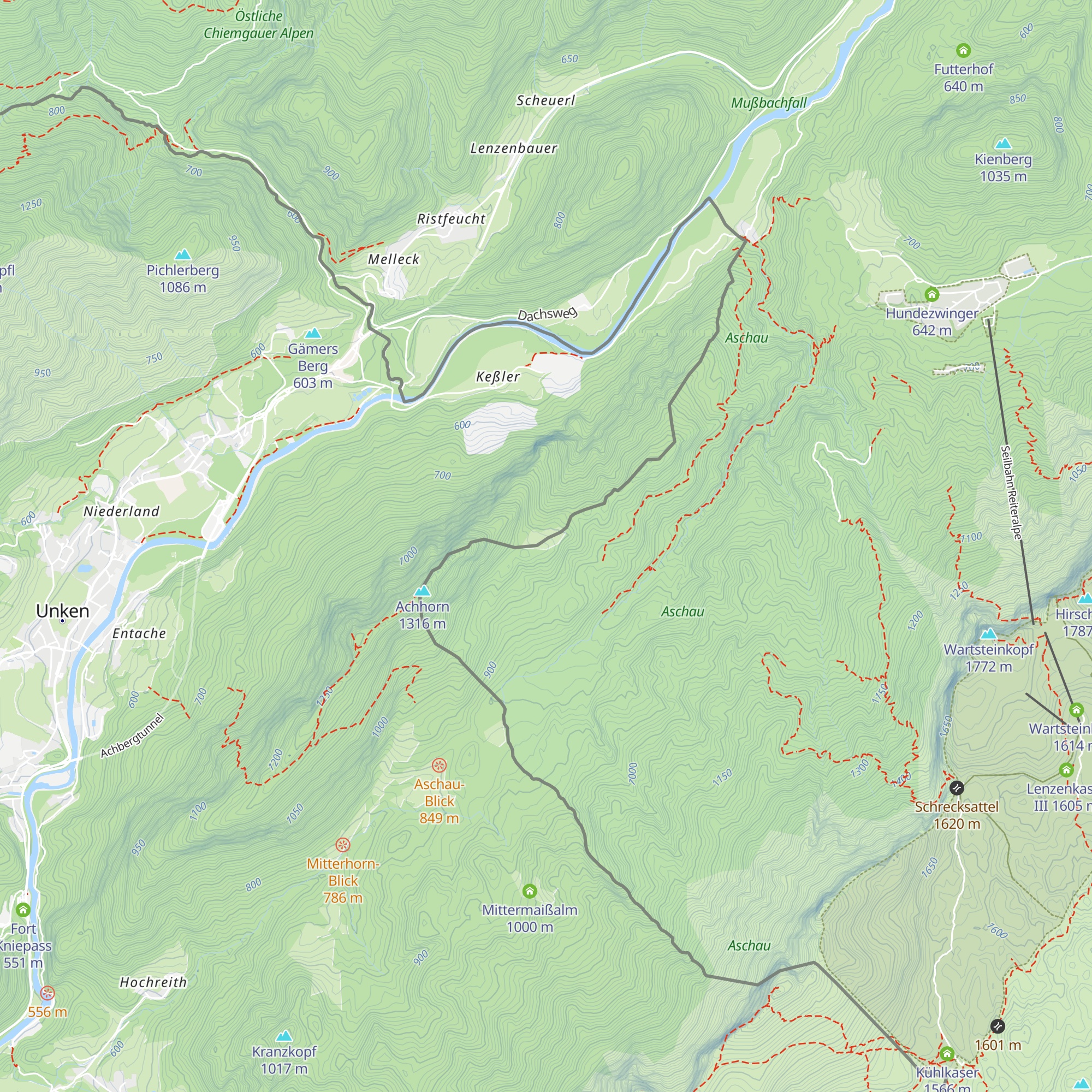 Keßleralm map