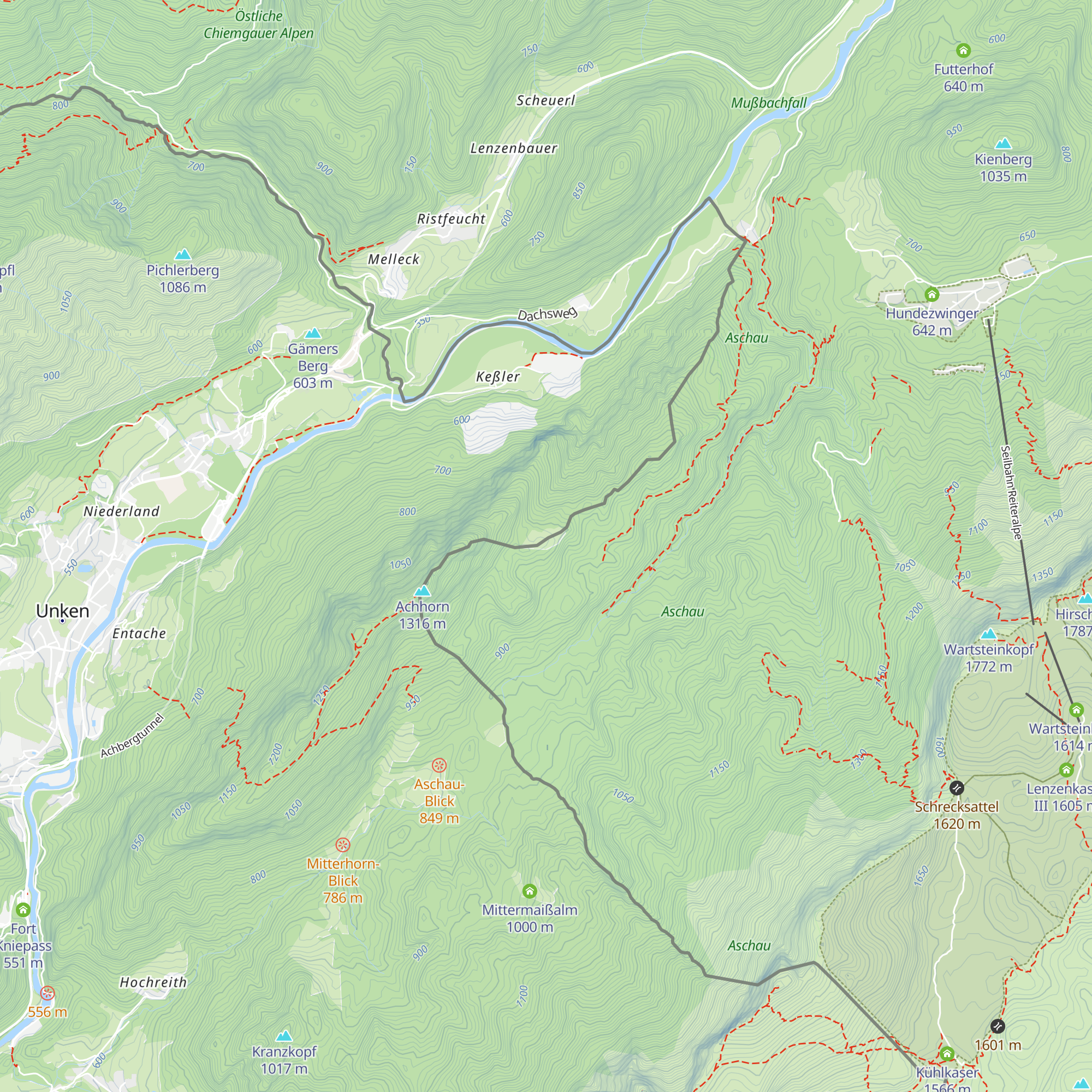 Keßleralm map